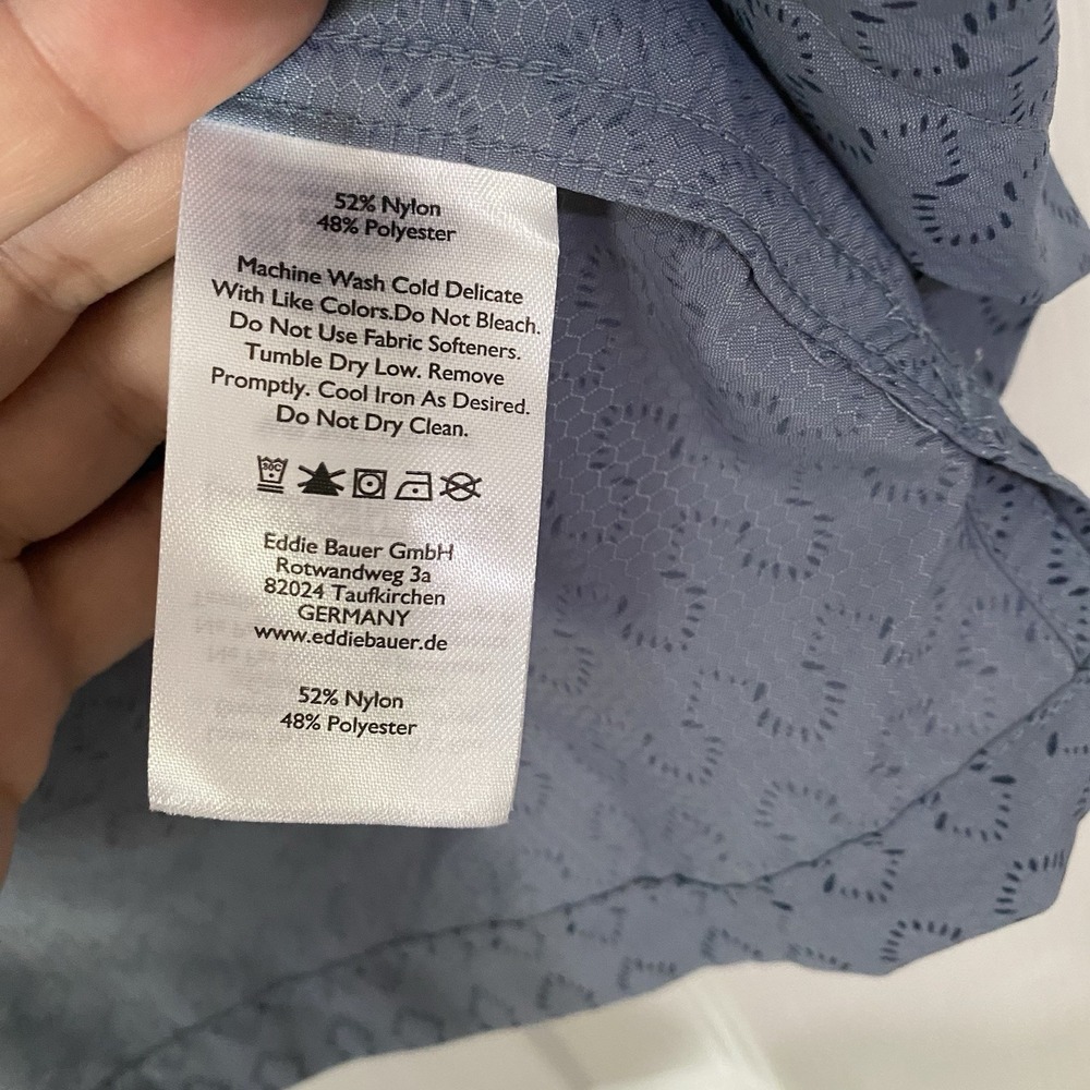 Eddie Bauer‎ Men's Short Sleeve Button-Up Lightweight Performance Style Shirt 2x - Picture 4 of 5